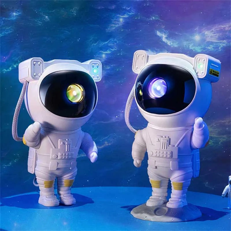 Astronaut Galaxy Star Projector 360° Adjustable Design - USB Projector For Baby Bedroom, Parties, and Gaming Rooms